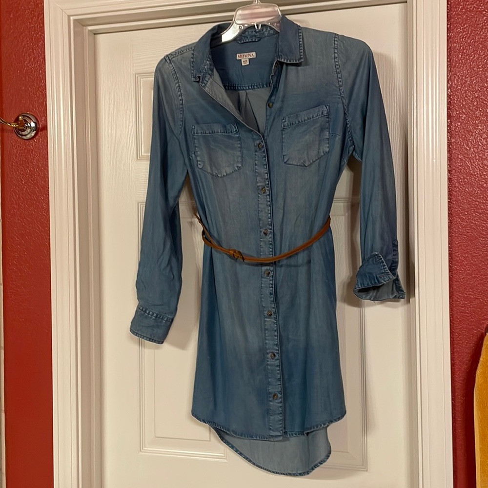 Denim Merona chambray shirt dress. Timeless and classic.